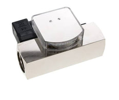 G1'' Messing-Schwebekörper-Durchflussmesser und -Strömungsschalter Öl 30-90 l/min