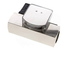 G1'' Messing-Schwebekörper-Durchflussmesser und -Strömungsschalter Öl 30-90 l/min