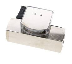 G1'' Messing-Schwebekörper-Durchflussmesser und -Strömungsschalter Öl 35-110 l/min