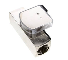 G1'' Messing-Schwebekörper-Durchflussmesser und -Strömungsschalter Öl 35-110 l/min