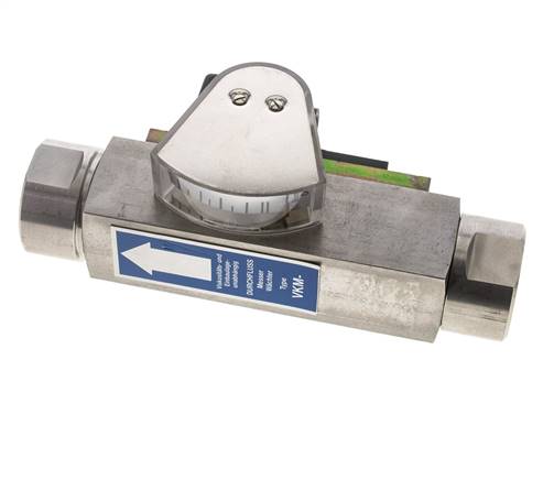 G1'' Edelstahl-Schwebekörper-Durchflussmesser und -Strömungsschalter Öl 8-80 l/min