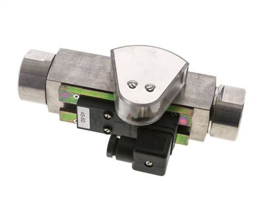 G1'' Edelstahl-Schwebekörper-Durchflussmesser und -Strömungsschalter Öl 8-80 l/min
