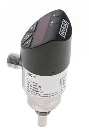 G1/4'' kalorimetrischer Durchflussmesser und Strömungsschalter WIKA FSD-4 ohne IO-Link