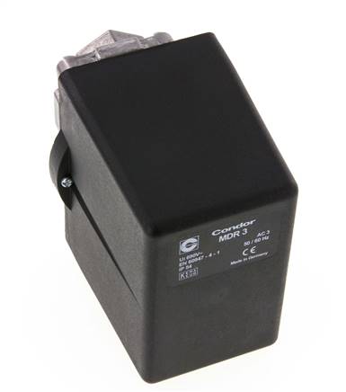 5 to 16bar Compressor Pressure Switch G1/2'' 400VAC | MDR-3-16-RM