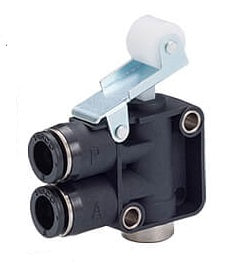 6mm Normally Closed Roller Type 2-Way Mechanical Valve