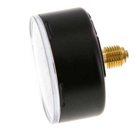 0..25 Bar (0..363 psi) Pressure Gauge Rear Steel/Brass 63 mm Class 1.6