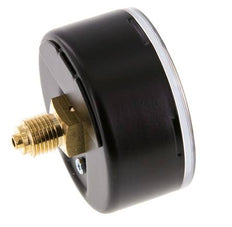 0..4 Bar (0..58 psi) Pressure Gauge Rear Steel/Brass 63 mm Class 1.6