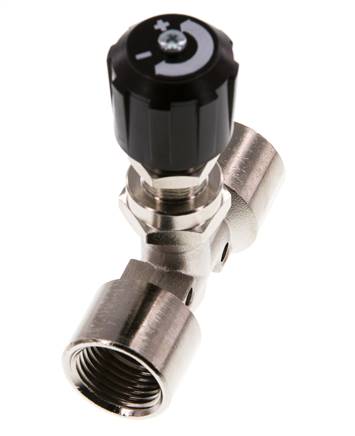 G1/2'' Vernickeltes Messing Nadelventil NBR 18 bar - NLBN