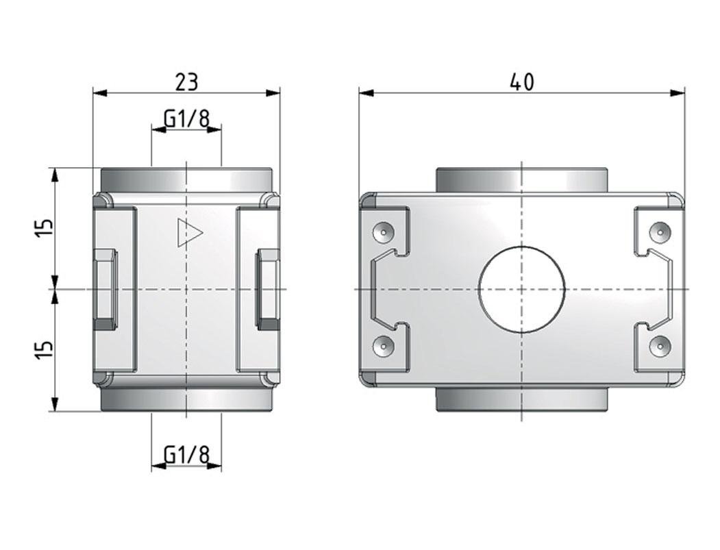 Verteiler G1/4 2700 l/min Multifix 0