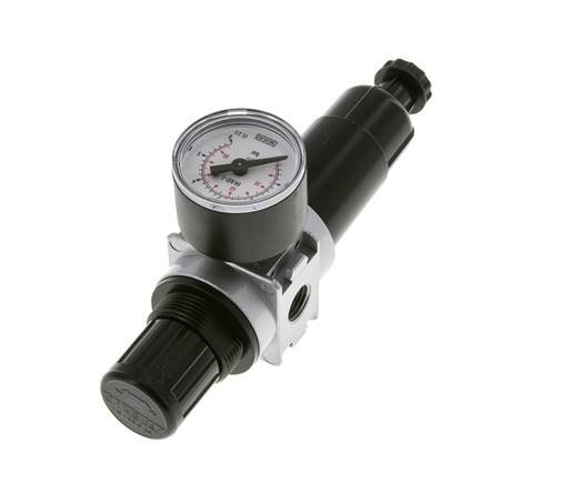 Filter-Regler G1/4'' 1450l/min 0,1-3,0bar/1-44psi 40 mm Manometer Multifix 0