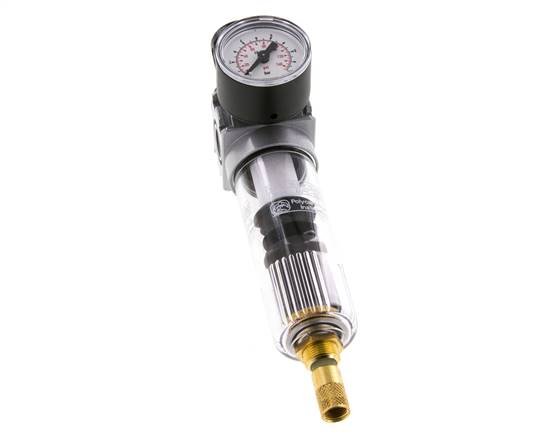 Filter-Regler G1/4'' 1450l/min 0,2-6,0bar/3-87psi 40 mm Manometer Multifix 0