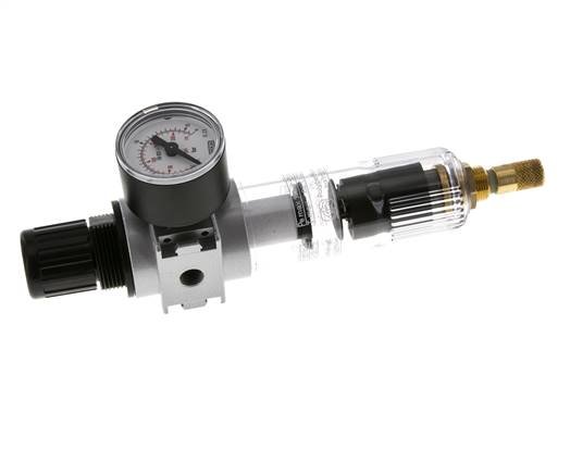 Filter-Regler G1/8'' 1450l/min 0,5-10,0bar/7-145psi 40 mm Manometer Multifix 0