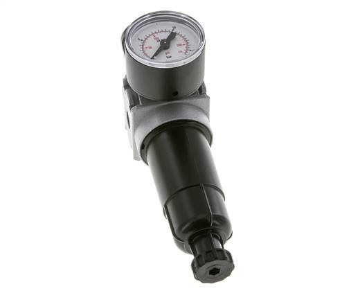 Filter-Regler G1/8'' 1450l/min 0,5-10,0bar/7-145psi 40 mm Manometer Multifix 0