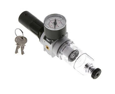 Filter-Regler G1/8'' 1450l/min 0,1-3,0bar/1-44psi 40 mm Manometer Zylinderschloss Multifix 0