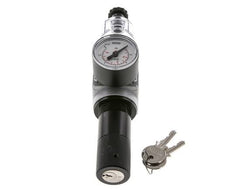 Filter-Regler G1/8'' 1450l/min 0,1-3,0bar/1-44psi 40 mm Manometer Zylinderschloss Multifix 0