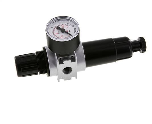 Filter-Regler G1/4'' 1450l/min 0,5-10,0bar/7-145psi 40 mm Manometer Multifix 0