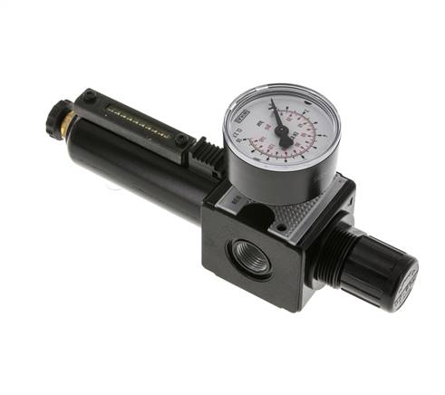 Filter-Regulator G3/8'' 1600l/min 0.2-6.0bar/3-87psi Semi-Auto Metal Multifix 1