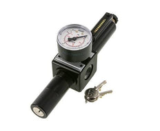 Filterregler G3/8'' 1600l/min 0.5-10.0bar/7-145psi Halbautomatische Zylinder-Verriegelung Metall Multifix 1
