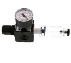 Filter-Regulator G3/8'' 1600l/min 0.5-10.0bar/7-145psi Semi-Auto Polycarbonat Multifix 1