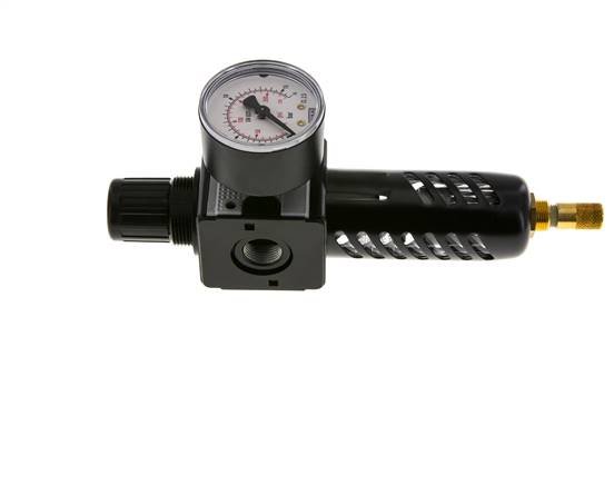 Filter-Regler G3/8'' 1600l/min 0,5-10,0bar/7-145psi Schutzkorb Multifix 1