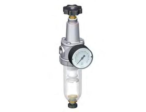 Filter-Regulator G3/8'' 900 l/min 0.2-6.0bar/3-87psi Semi-Auto Metal Standard 1