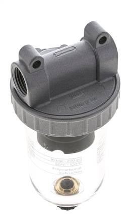 Filter 40microns G1/2'' 3100l/min Semi-Auto Polycarbonat Standard 2