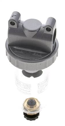 Filter 5microns G3/8'' 800l/min Semi-Auto Polycarbonat Standard 1