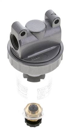 Filter 5microns G3/8'' 800l/min Semi-Auto Polycarbonat Standard 1
