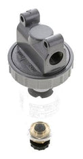 Filter 5microns G1/4'' 800l/min Semi-Auto Polycarbonat Standard 1