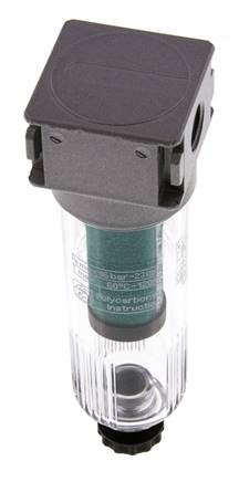Mikrofilter 0.01microns G1/4'' 450l/min Halbautomatisch Polycarbonat Multifix 0