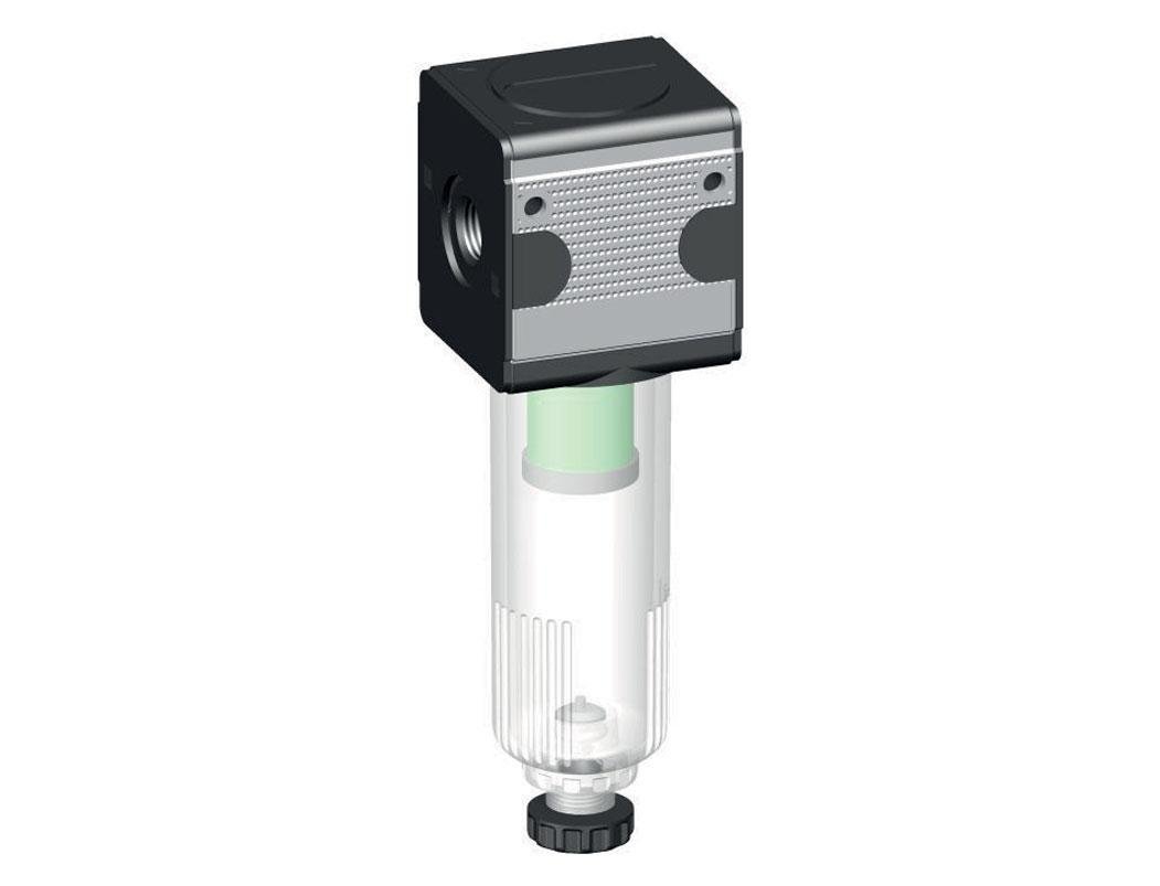 Microfilter 0.01microns G1/4'' 280l/min Semi-Auto Polycarbonat Multifix 1
