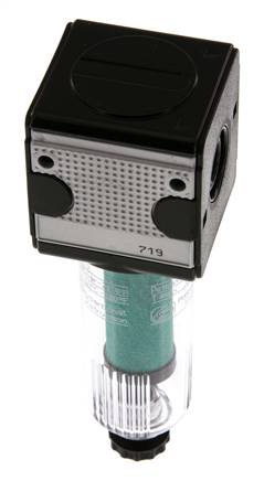 Microfilter 0.01microns G1/4'' 280l/min Semi-Auto Polycarbonat Multifix 1