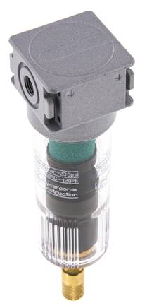 Mikrofilter 0.01microns G1/8'' 230l/min Auto Polycarbonat Multifix 0