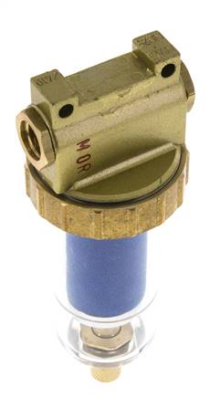 Microfilter 0.01microns G1/4'' 560 l/min Semi-Auto Polycarbonate Standard 1
