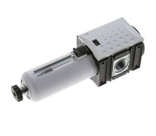 Vorfilter 0.3microns G3/8'' 300l/min Semi-Auto Polycarbonat Futura 1