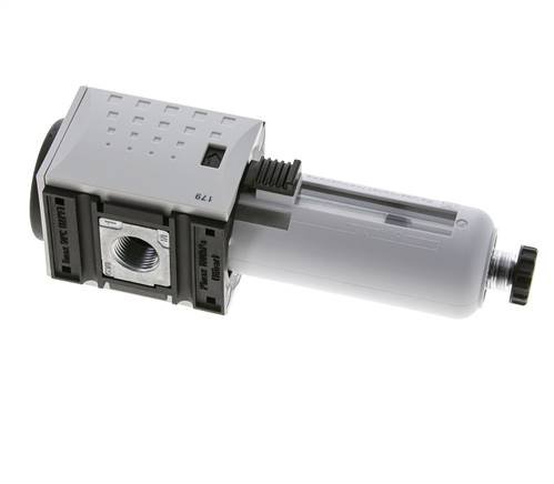 Vorfilter 0.3microns G3/8'' 300l/min Semi-Auto Polycarbonat Futura 1