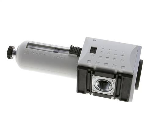 Vorfilter 0.3microns G1/2'' 500l/min Semi-Auto Polycarbonat Futura 2
