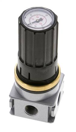 Druckregler für Sammelstückmontage G1/4''&1/8'' 1700l/min 0.5-10.0bar/7-145psi Zinkdruckguss Multifix 0