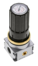 Druckregler für Sammelstückmontage G1/4''&1/8'' 1700l/min 0.5-10.0bar/7-145psi Zinkdruckguss Multifix 0