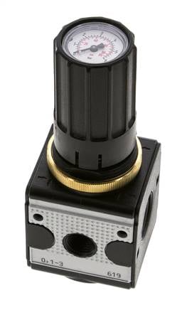 Druckregler für Sammelstückmontage G1/4'' 2250l/min 0.1-3.0bar/1-44psi Zinkdruckguss Multifix 1