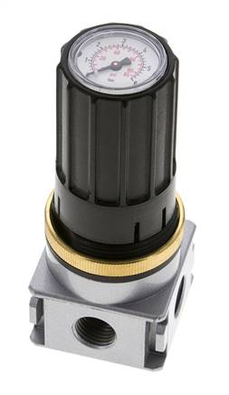 Druckregler für Sammelstückmontage G1/4''&1/8'' 1700l/min 0.1-3.0bar/1-44psi Zinkdruckguss Multifix 0