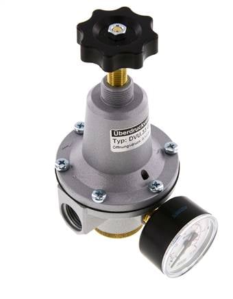 Pneumatic Pressure Relief Valve G1/2 Air 0.2-5.5bar (3-80psi)