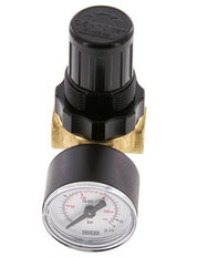 Druckregler G1/4'' 330l/min 0.5-10.0bar/7-145psi Luft Wasser Messing Standard 0