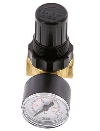 Druckregler G1/8'' 330l/min 0,2-6,0bar/3-87psi Standard 0