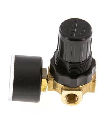 Druckregler G1/4'' 330l/min 0.5-16.0bar/7-232psi Luft Wasser Messing Standard 0