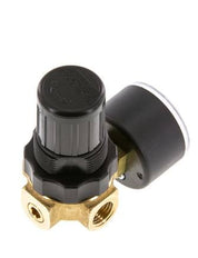 Druckregler G1/4'' 330l/min 0.5-16.0bar/7-232psi Luft Wasser Messing Standard 0