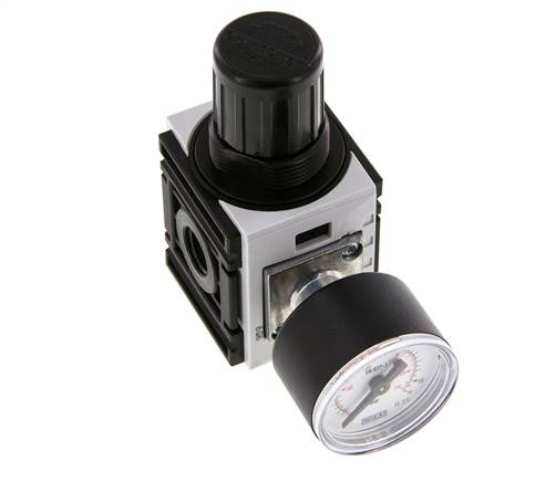 Druckregler G1/4'' 1000l/min 0,5-10,0bar/7-145psi 40 mm Manometer Futura 0