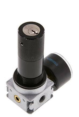 Druckregler G1/8'' 1450l/min 0,5-10,0bar/7-145psi 40 mm Manometer Zylinderschloss Multifix 0