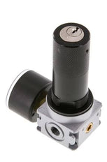Druckregler G1/8'' 1450l/min 0,2-6,0bar/3-87psi 40 mm Manometer Zylinderschloss Multifix 0