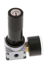 Druckregler G1/8'' 1450l/min 0,2-6,0bar/3-87psi 40 mm Manometer Zylinderschloss Multifix 0